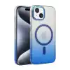 TCX  iPhone 15 Plus Glossy Magsafe Kapak - Mavi