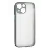 TCX  iPhone 15 Plus Kılıf  Silikon Kapak - Gri