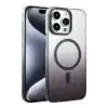 TCX  iPhone 15 Pro Max Glossy Magsafe Kapak - Siyah