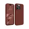 TCX  iPhone 15 Pro Max Kılıf First Silikon - Bordo