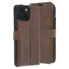 TCX  iPhone 15 Trend S Plus Kapaklı Kılıf - Taba