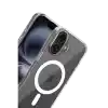 TCX  iPhone 16 Combo Sert Şeffaf Magsafe Kapak - Şeffaf