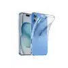 TCX  iPhone 16 Kılıf Lüx Şeffaf Silikon