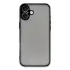 TCX  iPhone 16 Kılıf  Silikon Kapak - Siyah