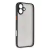 TCX  iPhone 16 Kılıf  Silikon Kapak - Siyah