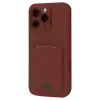 TCX  iPhone 16 Plus Kılıf  Kartvizitli Silikon - Bordo