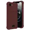 TCX  iPhone 16E  Kartvizitli Silikon - Bordo