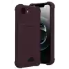 TCX  iPhone 16E  Kartvizitli Silikon - Derin Mor