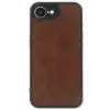 TCX  iPhone 16E Kılıf Aras Deri Kapak - Taba