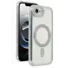 TCX  iPhone 16E  Simli Magneticsafe Kılıf - Gümüş