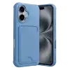 TCX  iPhone 17  Kartvizitli Silikon - Mavi