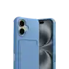 TCX  iPhone 17  Kartvizitli Silikon - Mavi