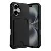 TCX  iPhone 17  Kartvizitli Silikon - Siyah