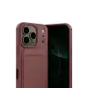 TCX  iPhone 17 Pro  Kartvizitli Silikon - Bordo