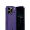 TCX  iPhone 17 Pro  Kartvizitli Silikon - Derin Mor