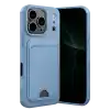 TCX  iPhone 17 Pro  Kartvizitli Silikon - Mavi