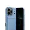 TCX  iPhone 17 Pro  Kartvizitli Silikon - Mavi