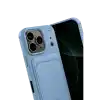 TCX  iPhone 17 Pro  Kartvizitli Silikon - Mavi