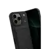 TCX  iPhone 17 Pro Max  Kartvizitli Silikon - Siyah
