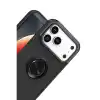 TCX  iPhone 17 Pro Max  Yüzüklü Silikon Kapak - Siyah