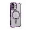 TCX  iPhone 17  Simli Magneticsafe Kılıf - Derin Mor