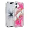 TCX   iPhone 17  Simli Magsafe Kapak - Pembe