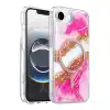 TCX   iPhone 17E  Simli Magsafe Kapak - Pembe