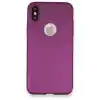 TCX  iPhone X Kılıf First Silikon - Mürdüm