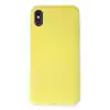 TCX  iPhone X Kılıf First Silikon - Sarı