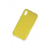 TCX  iPhone X Kılıf  Silikon - Sarı