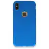 TCX  iPhone XS Max Kılıf First Silikon - Mavi