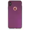 TCX  iPhone XS Max Kılıf First Silikon - Mürdüm