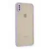 TCX  iPhone XS Max Kılıf  Silikon Kapak - Mor