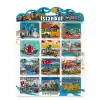 TCX İstanbul Temalı Silikon Buzdolapı Süsü Magnet 12Li Set