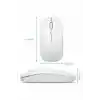 TCX Kablosuz Mouse Fare Şarjlı Bluetooth Wireless Çift Modlu Sessiz
