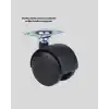 TCX Kilitsiz 4cm Ayak Tekli
