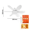 TCX Kumandalı 2in1 LED Tavan Vantilatörlü Avize