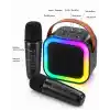 TCX LED Işıklı Bluetooth Karaoke Hoparlör Seti