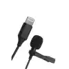 TCX Lightning 2 Metre Double Mikrofon - Siyah