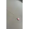 TCX Mineli Kapaklı Kolye - Pembe