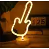 TCX Neon Gitar Masa Lambası Pil+usb
