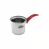 TCX NO-5  ÇELİK CEZVE  KIRMIZI KULP