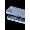TCX Onegif Apple İphone 18 Pro Max Bright Simli Kapak - Mavi
