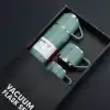 TCX Paslanmaz Çelik Bardaklı Termos Seti 500 ML