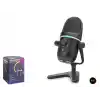TCX Profesyonel Çift Modlu Rgb Mikrofon 192 Khz / 24 Bit Type-C - Siyah ME5