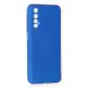 TCX Realme 7 Kılıf First Silikon - Mavi