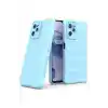 TCX Realme C35 Kılıf  Silikon - Sky Blue