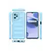 TCX Realme C35 Kılıf  Silikon - Sky Blue