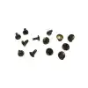 TCX Rivet Perçin - 9mm, Antik, 1000 Adet