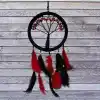 TCX SİYAH KIRMIZI HAYAT AĞACI DREAM CATCHER